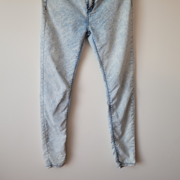ZARA Trafaluc Acid Wash Light Wash Jeggings Size 4 - Picture 7 of 8